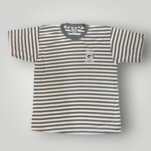 Vintage 1990s Lee Striped T-shirt Green Bay Packers Top NEW